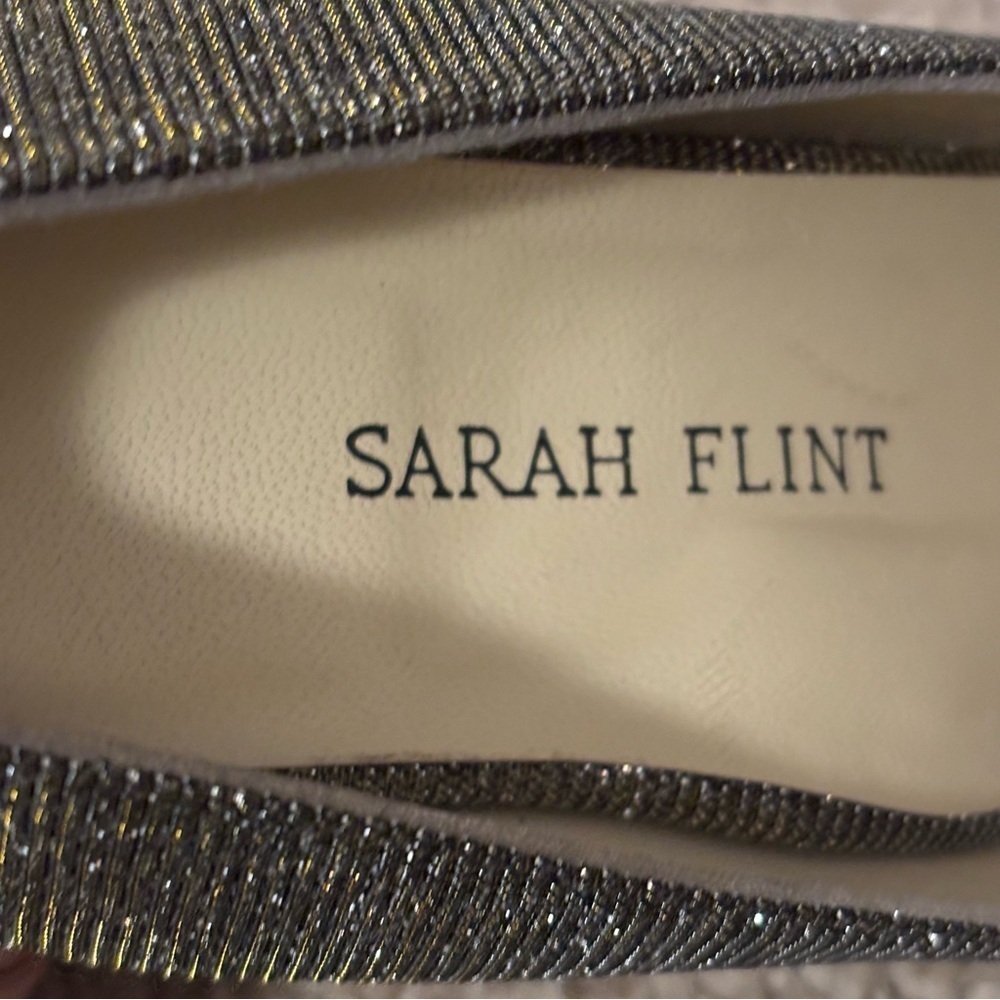 Sarah Flint Elegant Gold Glitter High Heels - size 36​​ - Picture 7 of 8